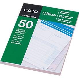 Elco, ELCO Bestellung/Lieferschein A6 74590.19 60g 50x2 Blatt