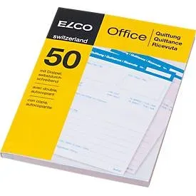 Elco, ELCO Quittung A6 74591.19 60g 50x2 Blatt