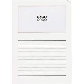Elco, ELCO Sichth&uuml;lle Ordo 120g A4 29489.10 weiss, Fenster 100 St&uuml;ck