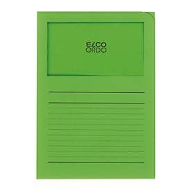 Elco, ELCO Sichth&uuml;lle Ordo 120g A4 29489.62 gr&uuml;n, Fenster 100 St&uuml;ck
