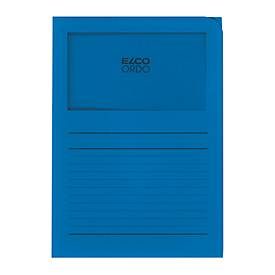 Elco, ELCO Sichth&uuml;lle Ordo 120g A4 29489.33 k&ouml;nigsblau, Fenster 100 St&uuml;ck