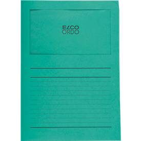Elco, ELCO Sichth&uuml;lle Ordo 120g A4 29489.63 gr&uuml;n, Fenster 100 St&uuml;ck