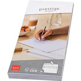 Elco, ELCO Briefumschlag Prestige C5/6 70499.12 120g,weiss,o.Fenster 25 Stk.