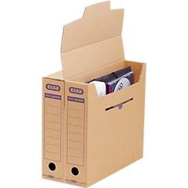 ELBA, ELBA Tric Archivbox Braun 7,6 x 31,4 x 33,9 cm Wellpappe 12 Stück