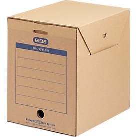 ELBA, ELBA Systemcontainer Braun Wellpappe 23,6 x 30 x 33,3 cm 6 Stück