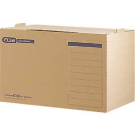 ELBA, ELBA Systemcontainer Braun Wellpappe 51 x 33,3 x 36 cm 5 Stück