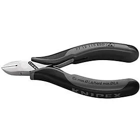 Knipex, Knipex 77 02 77 02 115 ESD ESD Seitenschneider mit Facette 115 mm