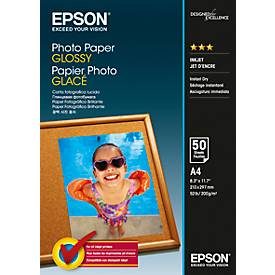 Epson, EPSON Photo Paper Glossy A4 S042539 InkJet 200g 50 Blatt