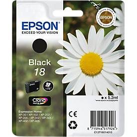 Epson, EPSON Tintenpatrone schwarz T180140 XP 30/405 175 Seiten