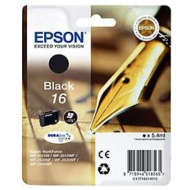 Epson, EPSON Tintenpatrone schwarz T162140 WF 2010/2540 175 Seiten