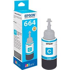 Epson, EPSON Tintenbeh&auml;lter 664 cyan T664240 EcoTank L355/L555 6500 Seiten