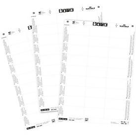 DURABLE, DURABLE Etiketten Badgemaker 1451/02 weiss, 30x60mm 20Bl./27Stk.