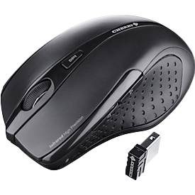 CHERRY, Cherry Kabellose Ergonomische Maus für Rechtshänder MW 3000 Schwarz