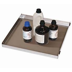 Fachboden Standard für asecos Sicherheitsschränke der Q30, Q90, S90 und K90 Serie, Edelstahl 1.4301, B 443 x T 435 x H 30 mm, bis 75 kg