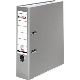 Falken, Falken Ordner PP (Polypropylen) 9984022 Grau 80mm für A4