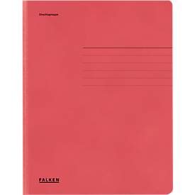 Falken, Falken Klappenordner 448003E DIN A4 24 x 32 cm Manila Rot
