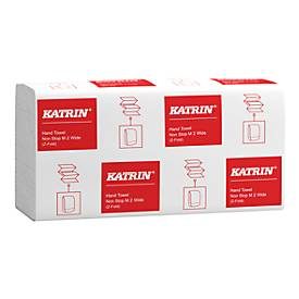 KATRIN, Katrin Falthandtuch Classic Non-Stop 2-lagig Z-Falz; 24x24 cm (LxB); weiss; 25 Stück / Pack