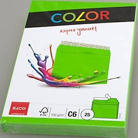 Elco, ELCO Couvert Office o/Fenster C6 74634.62 100g, gr&uuml;n 25 St&uuml;ck