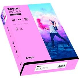 tecno, tecno DIN A4 Papier Pink 160 g/m² 250 Blatt