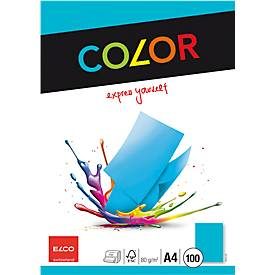 Elco, ELCO Office Color Papier A4 74616.32 80g, intensiv blau 100 Blatt