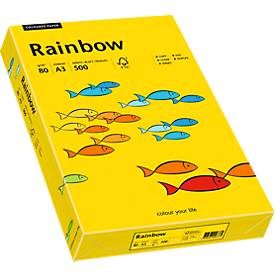 Papyrus, PAPYRUS Rainbow Papier FSC A3 88042390 intensivgelb, 80g 500 Blatt