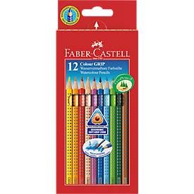 Faber-Castell, FABER-CASTELL Farbstifte Colour GRIP 112412 12 Farben