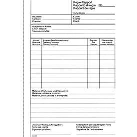 FAVORIT, FAVORIT Regierapport D/F/I A5 8181 OK weiss 50x2 Blatt