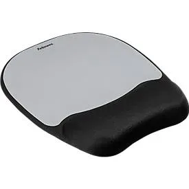 Fellowes, FELLOWES Handgelenkauflage mit Mauspad 9175801 silber