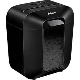 Fellowes, Fellowes Aktenvernichter LX25 Schwarz Cross Cut Sicherheitsstufe P-4 6 Blatt