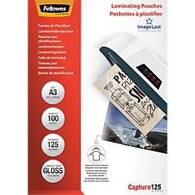 Fellowes, FELLOWES Laminiertasche A3 5307506 glanz, 125my 100 Stk