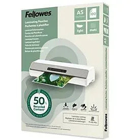 Fellowes, Laminierfolien recyc. A5/matt