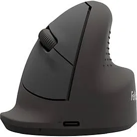 undefined, Fellowes Workplace Vertikalmaus Breyta Plus Rechtshänder, Medium, Schwarz