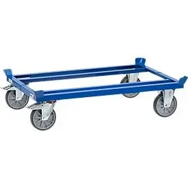 FETRA, fetra® Fahrgestell mit Fangecken, TK 750 kg, für Paletten 1.200 x 800 mm, TPE-Bereifung