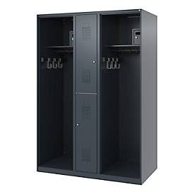 C+P, C+P Feuerwehrspind MAXI, Bodengleiter, HxBxT 1.850 x 1.300 x 600 mm, anthrazitgrau