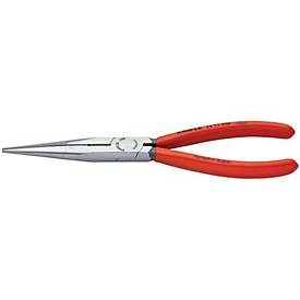 Knipex, Knipex 26 11 200 Elektronik- u. Feinmechanik Flachrundzange Gerade Vanadium Elektrostahl 200 mm