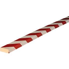 Flächenschutz Typ D, 5-m-Rolle, weiss/rot