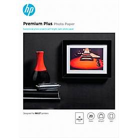 HP, HP Photo Paper Premium Plus A4 CR673A InkJet, seidenmatt 300g 20 Bl.