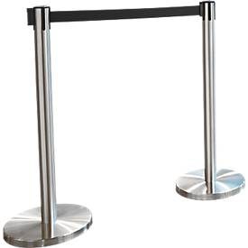 Gurtpfosten RS-Guideline GLA 55, Gurtfabe schwarz, 2er-Set, B 50 mm