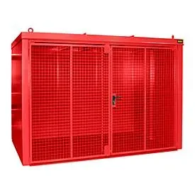 Bauer, Bauer® Gasflaschen-Container GFC-B, feuerbeständig, für max. 96 Flaschen, feuerrot