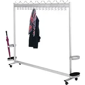 Jungheinrich PROFISHOP, Reihengarderobe Multiline, 18 Hut- + 68 Mantelhaken