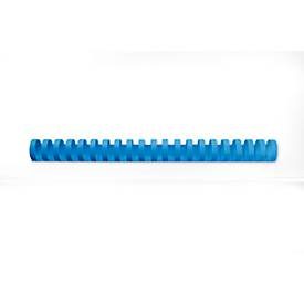 GBC, GBC Polyvinylchlorid Plastikbinderücken Blau 19.0 mm 165 Blatt DIN A4 100 Stück