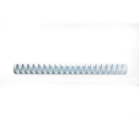 GBC, GBC Plastikbindr&uuml;cken 22mm A4 4028612 weiss, 21 Ringe 100 St&uuml;ck