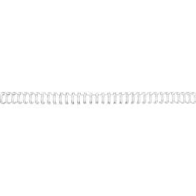 GBC, GBC Drahtbinder&uuml;cken 6mm A4 RG810497 silber, 34 Ringe 100 St&uuml;ck