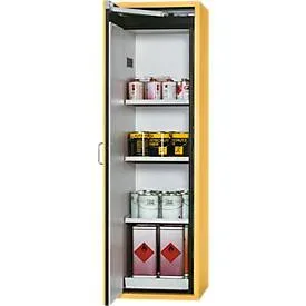 asecos®, asecos® Brandschutzschrank S-CLASSIC/Typ 90, HxBxT 1.968 x 600 x 615 mm, goldgelb