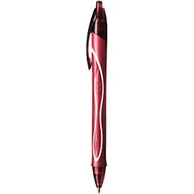 BIC, BIC Gel-ocity Quick Dry Gel Tintenroller Medium 0,4mm Rot 12 Stück