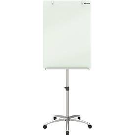 Nobo, Nobo Impression Pro Mobiles Flipchart Magnetisch Glas Brillant Weiss 70 x 185 cm