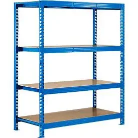 Jungheinrich PROFISHOP, Weitspann-Schwerlastregal, Grundfeld, Fachlast 600 kg, blau, HxBxT 2.400 x 1.600 x 600 mm