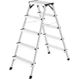 Hailo, Hailo Doppelstufenleiter D60 | 2 × 5 Sprossen