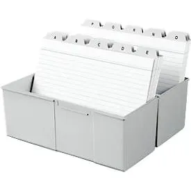 HAN, HAN HAN - Kartei - für A7 - Kapazität: 300 Karten 977-11 Karteibox Lichtgrau max. Anzahl der Karten: 300 Karten DIN A7