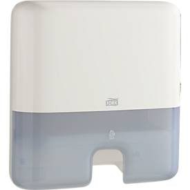 Tork, Tork Xpress Mini Handtuchspender H2 für Multifold Papierhandtücher, Einzeltuchentnahme, Weiß, 552100